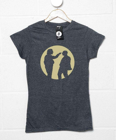 Bottom Spotlight Womens Fitted T-Shirt 8Ball